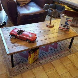 lasting pallet and metal coffee table