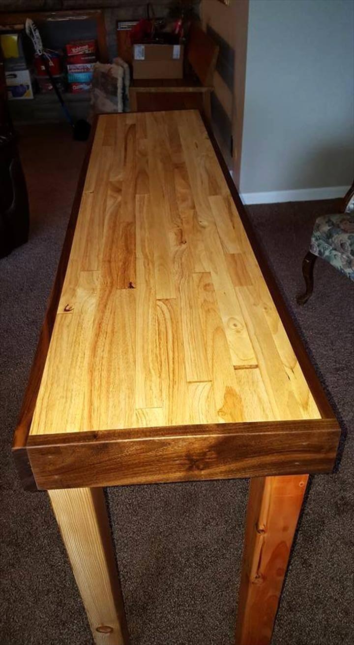 Pallet Entry Table top design