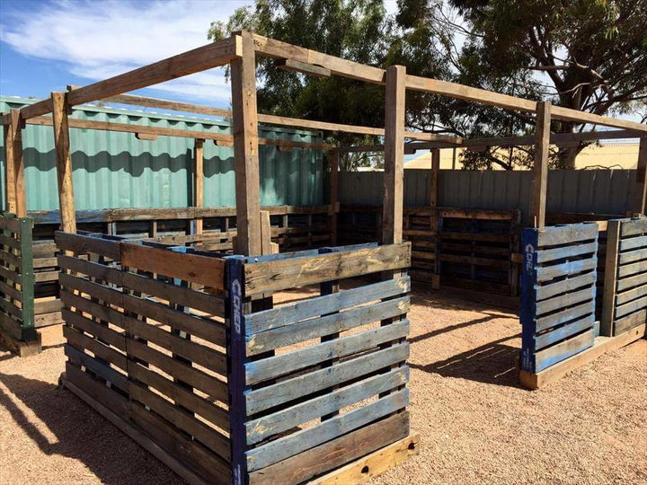 greenhouse made of pallets