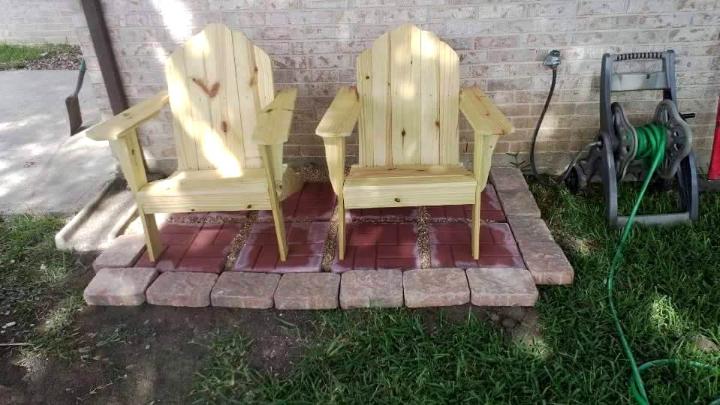wooden pallet outdoor chairs