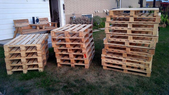 pallet firewood shed - easy pallet ideas