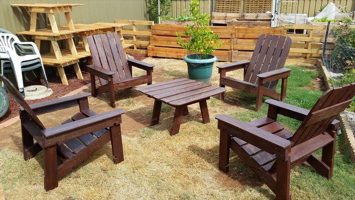 DIY Wood Pallet Outdoor Furniture Ideas - Easy Pallet Ideas