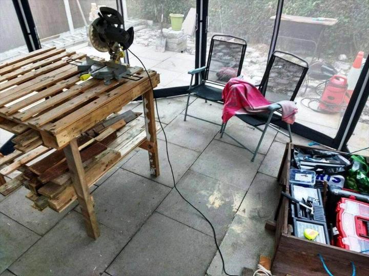 pallet working table