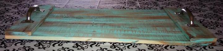 wooden pallet serving tray