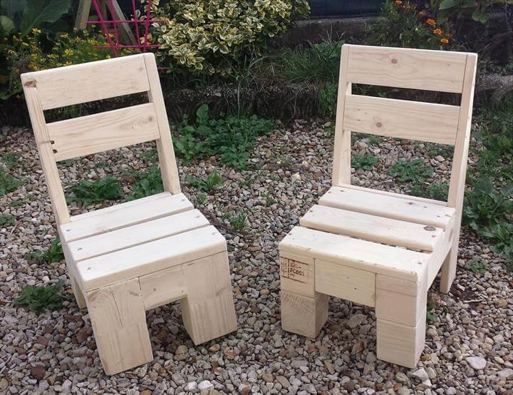 small pallet chairs for kids