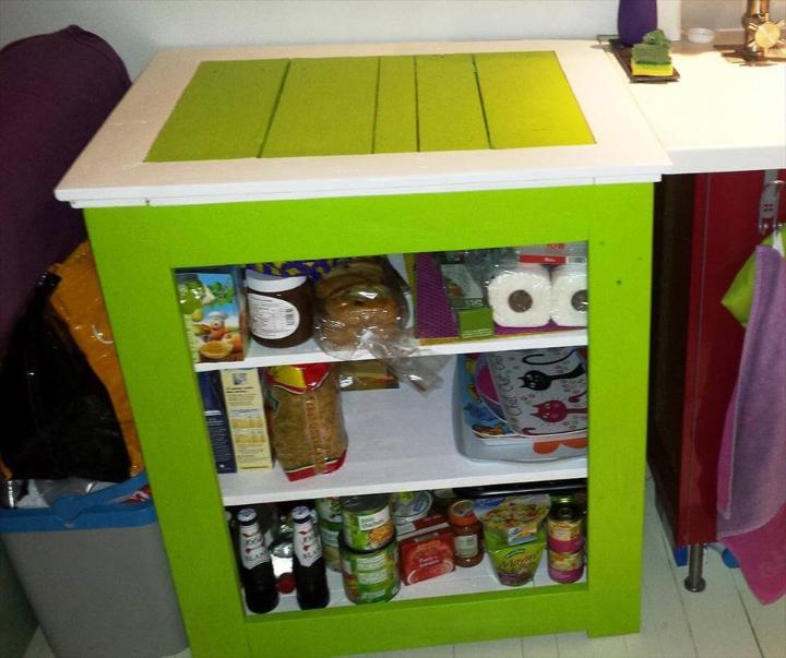 cute and functional food storage shelves