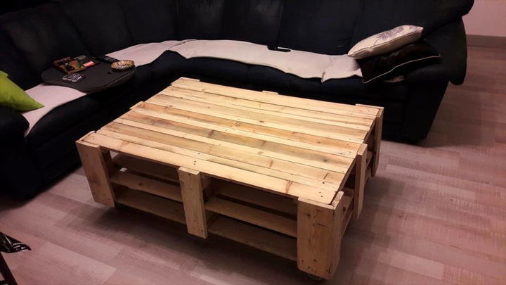 diy pallet coffee table 