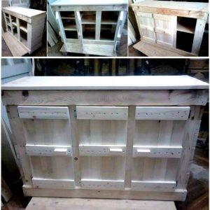 Wooden Pallet Cabinet Unit for Kitchen - Pallet Furniture Ideas - Pallet Ideas - Pallet Projects (1)