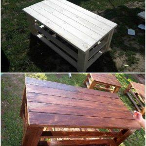 Wooden Pallet Coffee Tables - DIY Pallet Furniture Ideas - Pallet Ideas - Pallet Projects