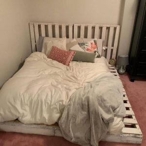 pallet bed frame king pallet bed frame king