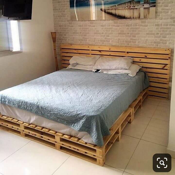 100 DIY Recycled Pallet Bed Frame Designs - Easy Pallet Ideas