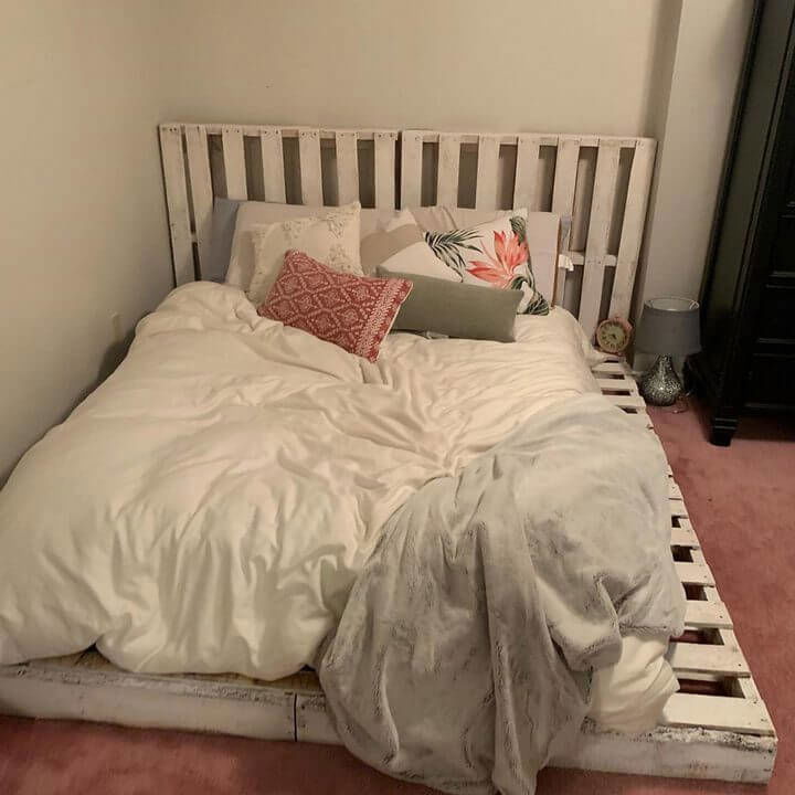 king size pallet bed