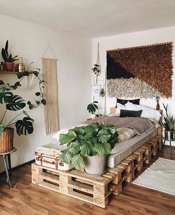 100 DIY Recycled Pallet Bed Frame Designs - Easy Pallet Ideas