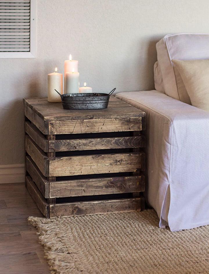Bed Side Table Pallet