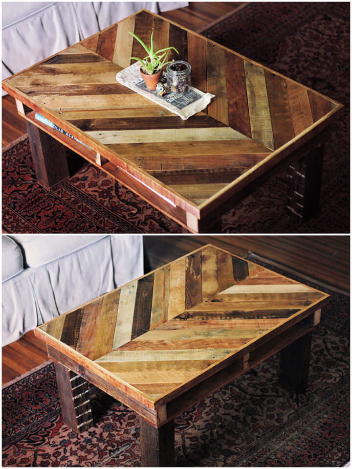 Build a Pallet Coffee Table 1