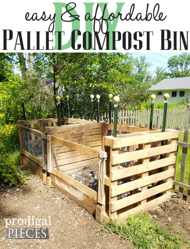 DIY Pallet Compost Bin