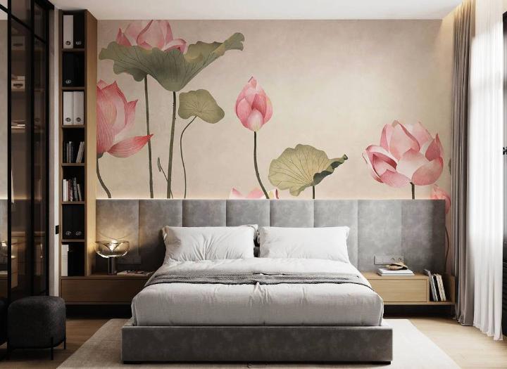 wallpapers and murals can give bedroom a luxurious feel