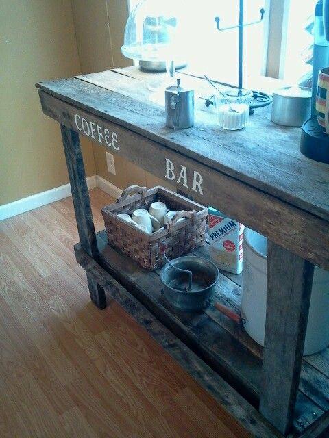 Сoffee area in kitchen